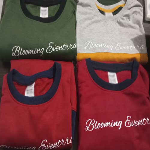 Sweatshirts printed for an Event Organization